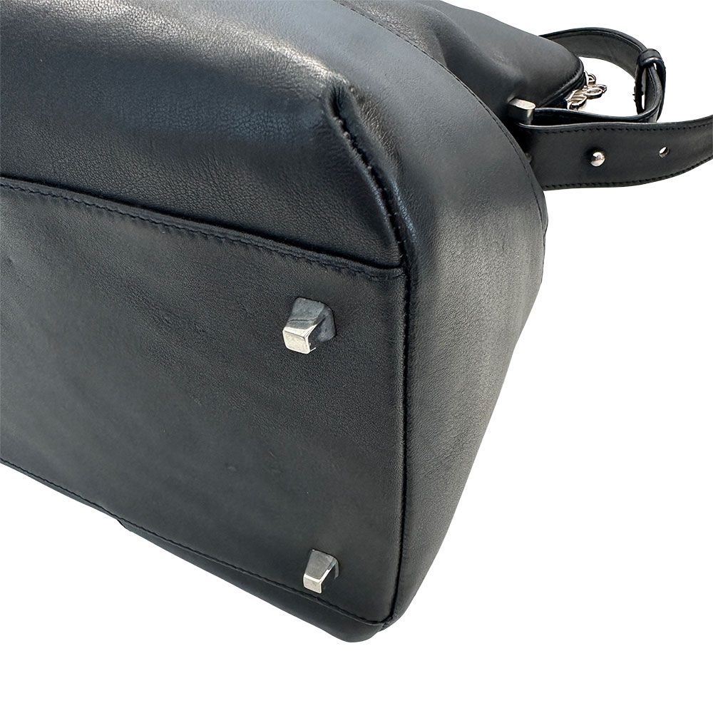 Loewe 2-Way Shoulder Bag Leather Black Chic Dandy — view 7