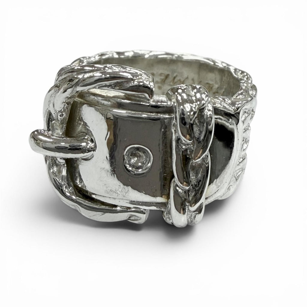 Hermes Vintage Diane 925 Ring Silver