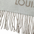 Louis Vuitton Scarf Reykjavik Cashmere 100% Monogram with Fringe Beige — view 6