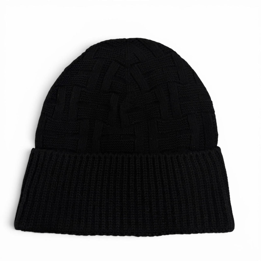 Hermes Wool Frecanse Series Hat Knit Cap Black — view 6