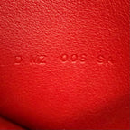 Hermes Carre Pocket Pink Veau Swift Round Zip Mini Pouch — view 9
