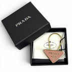 Prada Key Ring Key Holder Pink Gold — view 2