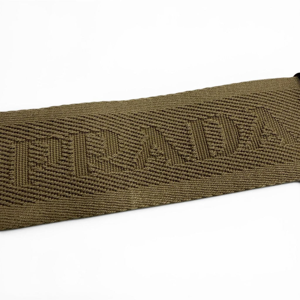 Prada Nylon Leather Triangle Logo Plate Re-Nylon Pouch Shoulder Bag Brown — view 8