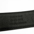 Dior Homme Canvas Leather Oblique Pin Buckle Belt Black Silver — view 9