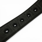 Dior Homme Canvas Leather Oblique Pin Buckle Belt Black Silver — view 7