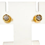 Tiffany & Co by the Yard 750 Diamond Total Diameter 4.3 Earrings Yellow Gold