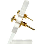 Tiffany & Co by the Yard 750 Diamond Total Diameter 4.3 Earrings Yellow Gold — view 3