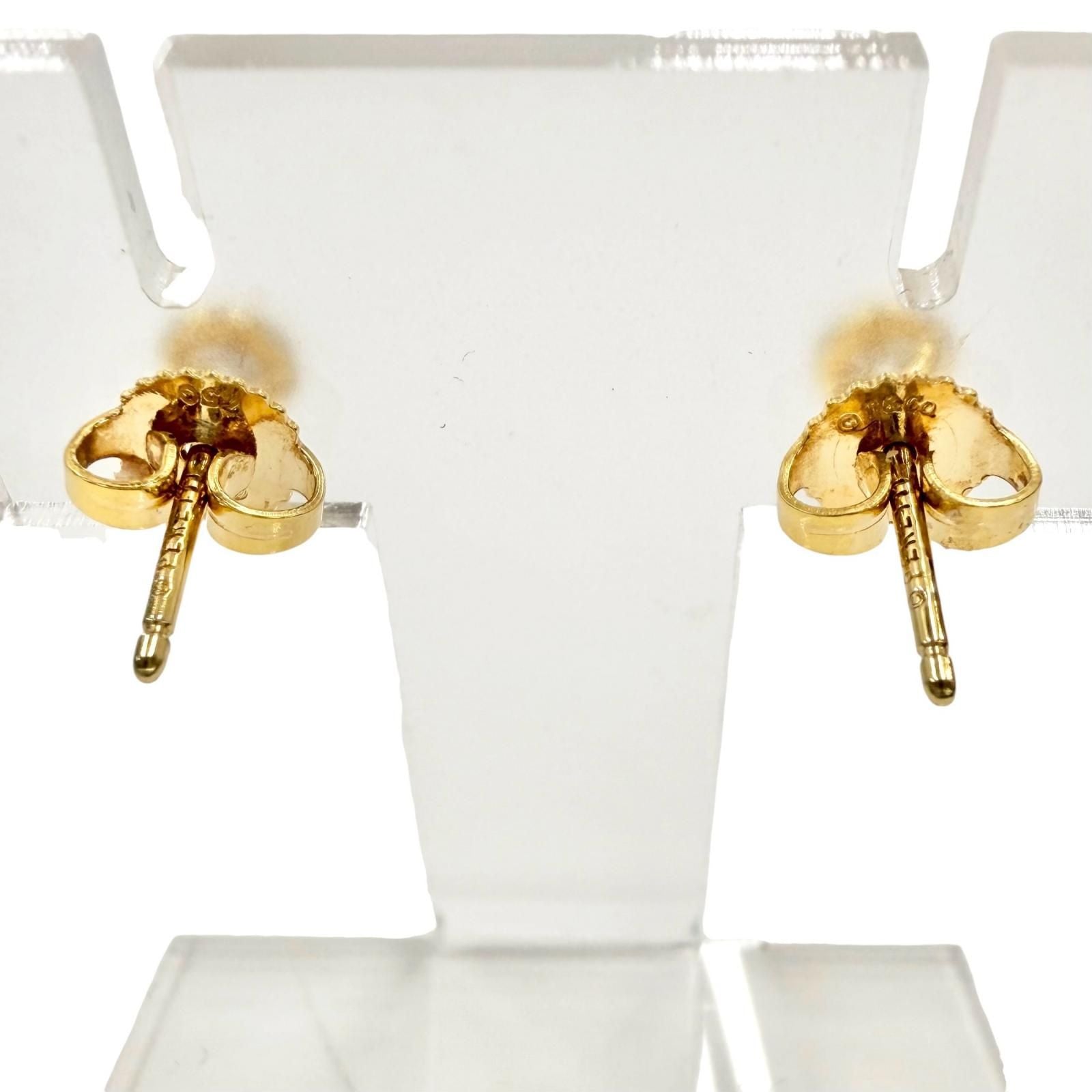 Tiffany & Co by the Yard 750 Diamond Total Diameter 4.3 Earrings Yellow Gold — view 4