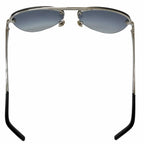 Louis Vuitton Sunglasses Clockwise Damier Teardrop Silver 60 Demo Lens Eyewear — view 5