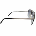 Louis Vuitton Sunglasses Clockwise Damier Teardrop Silver 60 Demo Lens Eyewear — view 4