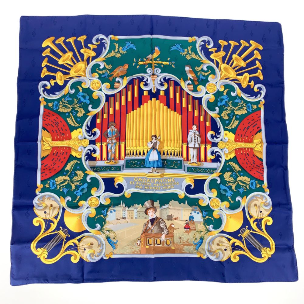 Hermes Scarf Orgauphone Et Autres Mecaniques Carre 90 Pipe Organs and Mechanical