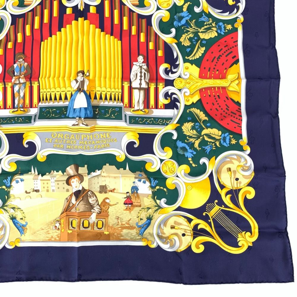 Hermes Scarf Orgauphone Et Autres Mecaniques Carre 90 Pipe Organs and Mechanical — view 5