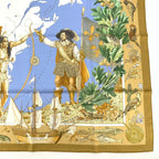 Hermes le Canada Indian Carre 90 Silk Scarf — view 5