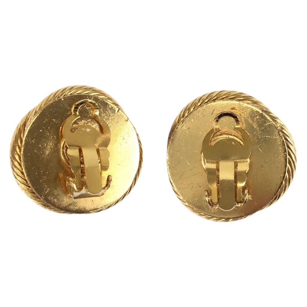Chanel Vintage Gold Plated Faux Pearl Earrings — view 2