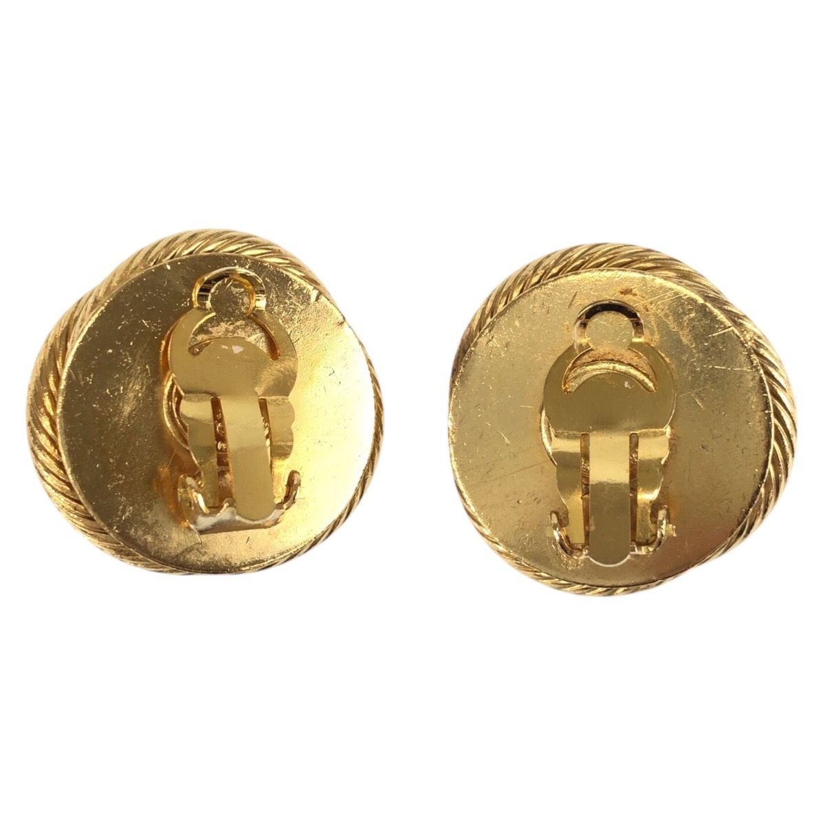 Chanel Vintage Gold Plated Faux Pearl Earrings — view 2