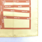 Hermes Scarf Carre 45 Bolduc Red White Silk — view 4