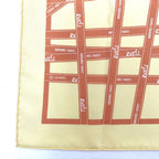 Hermes Scarf Carre 45 Bolduc Red White Silk — view 5