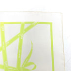 Hermes Scarf Carre 45 Bolduc Green White Silk — view 3