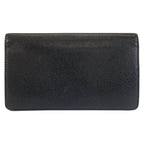 Chanel CC Logo Black Leather Wallet — view 2