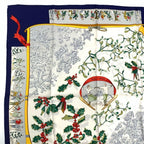 Hermes Carre 90 Neige D'antan Last Year's Snow Scarf Silk — view 2