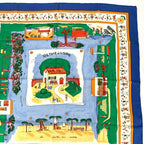 Hermes Carre 90 Retour a la Terre Return to Silk 100% Scarf — view 3