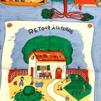 Hermes Carre 90 Retour a la Terre Return to Silk 100% Scarf — view 6