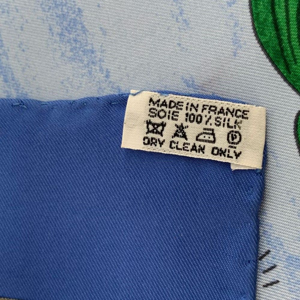 Hermes Carre 90 Retour a la Terre Return to Silk 100% Scarf — view 7