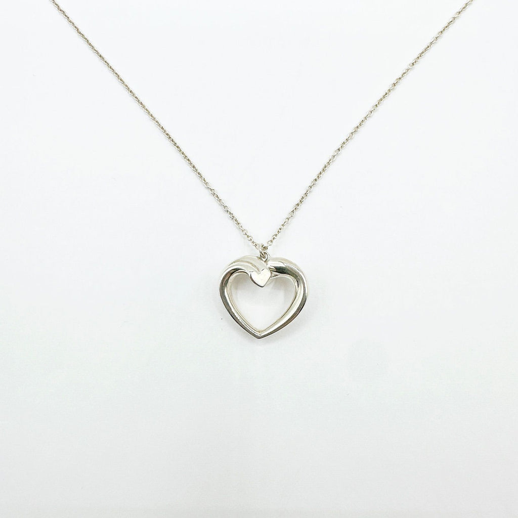 Tiffany & Co Tenderness Heart Silver Necklace 40 cm — view 5