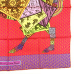 Hermes Carre 90 Cheval Sur Mon on Horseback Scarf Silk — view 4