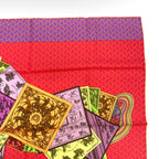 Hermes Carre 90 Cheval Sur Mon on Horseback Scarf Silk — view 3