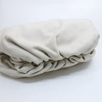 Bottega Veneta the Pouch Clutch White Gold — view 3