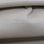 Bottega Veneta the Pouch Clutch White Gold — view 7