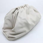 Bottega Veneta the Pouch Clutch White Gold — view 2