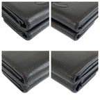 Chanel CC Logo Black Leather Folded Wallet Compact — view 8