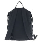 Fendi Zucca Black Silver Nylon Leather Backpack — view 2