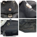 Prada Tessuto Black Silver Nylon Backpack — view 6