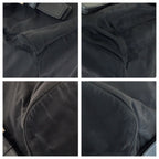 Prada Tessuto Black Silver Nylon Backpack — view 3