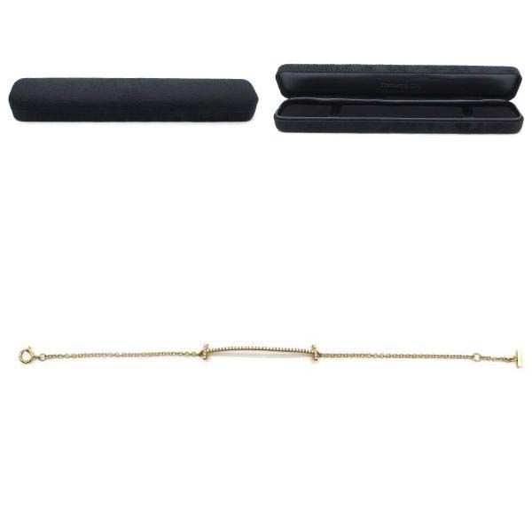 Tiffany & Co T Smile Diamond Bracelet 18k Pink Gold — view 2