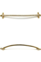 Tiffany & Co T Smile Diamond Bracelet 18k Pink Gold — view 5