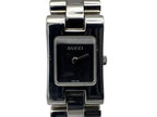 Gucci Watch Black Silver Stainless Steel