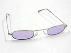 Gucci Sunglasses S Silver Lens Clear Purple Metal Child Eyewear