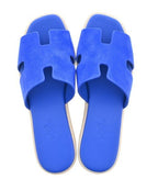 Hermes Sandals Blue — view 5