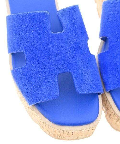 Hermes Sandals Blue — view 7