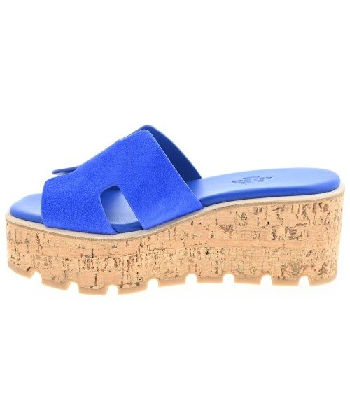 Hermes Sandals Blue — view 4