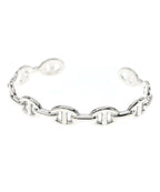 Hermes Bracelet Bangle Silver