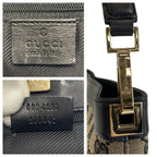 Gucci Black Gold GG Canvas Leather 001 Shoulder — view 3