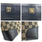 Gucci Black Gold GG Canvas Leather 001 Shoulder — view 5