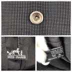 Hermes Her Line Gray Silver Polyamide Polyester Tote — view 4