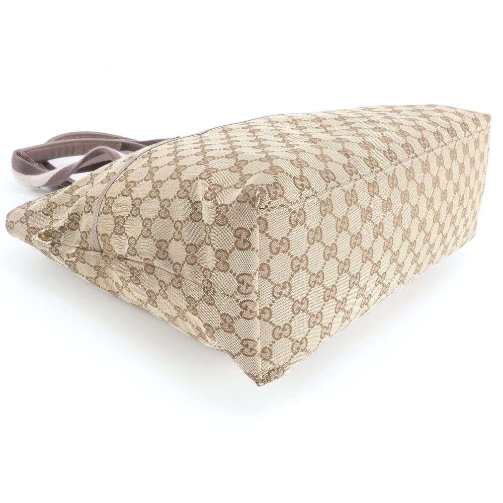 Gucci GG Canvas Leather Tote Shoulder Hand — view 4