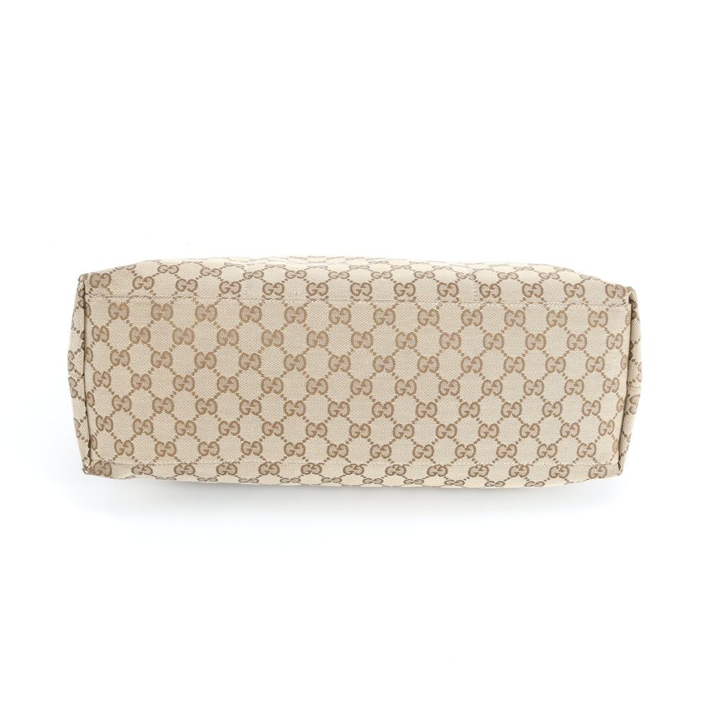 Gucci GG Canvas Leather Tote Shoulder Hand — view 6